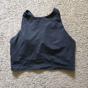 CRZ YOGA Women's High Neck Longline Sports Bra